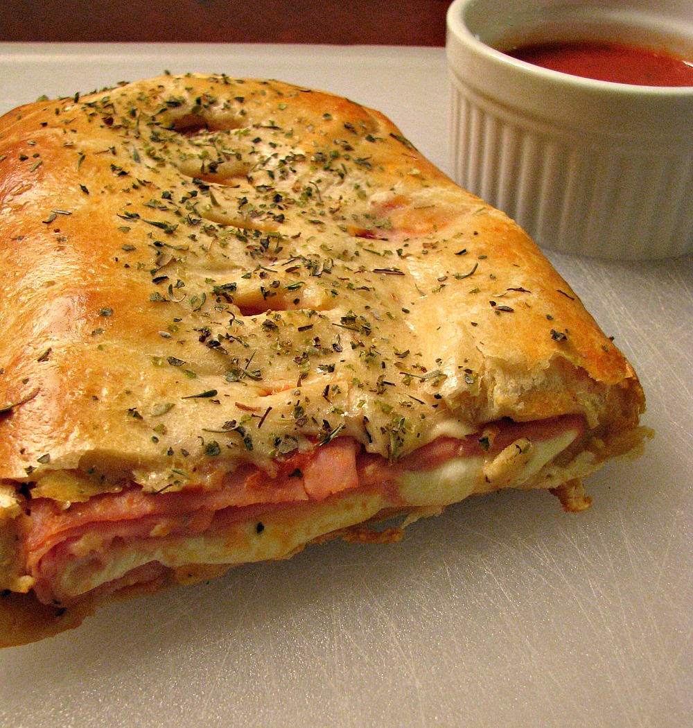 Ham and Cheese Crescent "Roll" Stromboli for #SundaySupper - Rants From