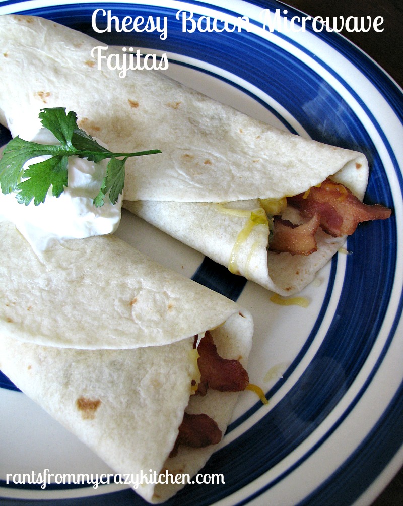Rants  recipe microwave Fajitas bacon  and National Microwave Recipe Bacon Cheesy  Contest